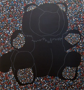 "Constellation of the Bear" by Tiina Lilja (2012) acrylic on canvas (110x120cm)